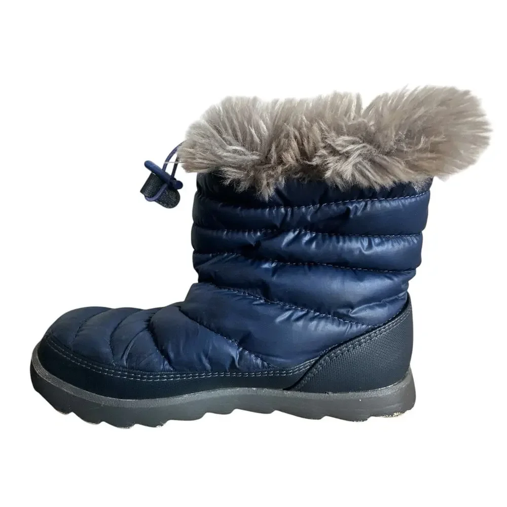 The North Face ThermoBall Pull-On Women's 8 Navy Puffer Winter Snow Boot